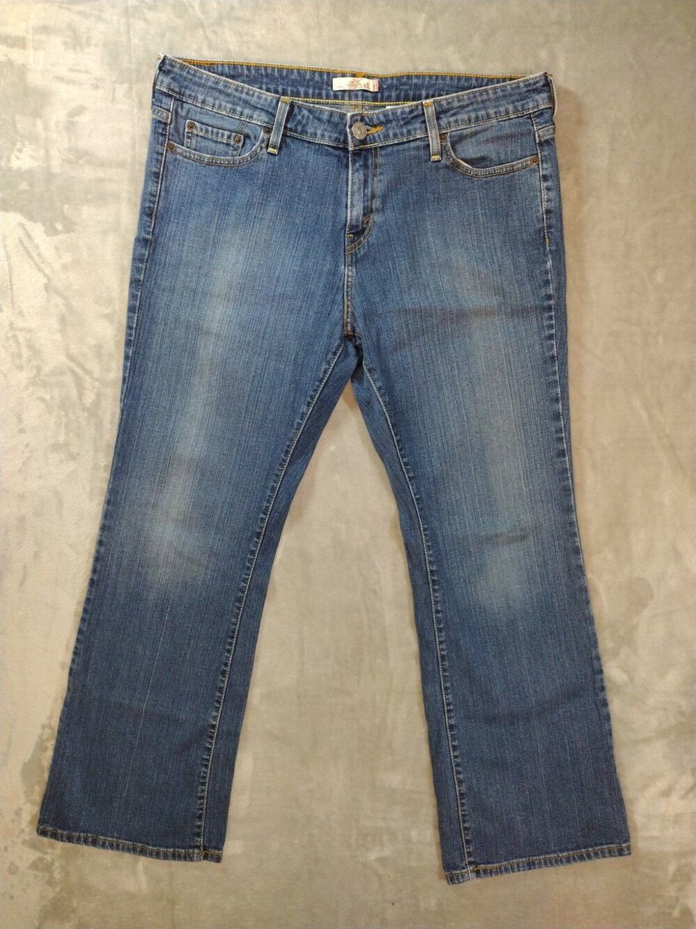 Vtg Levis 545 Bootcut Jeans Womens 16M(36×29) Stretch Mid Rise Western Rodeo Y2K